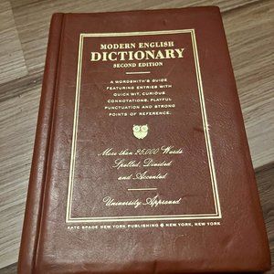 Vintage Kate Spade Wordsmith Dictionary Clutch
